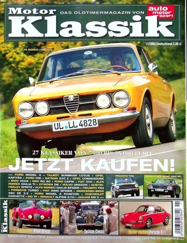 Deckblatt Motor Klassik (11/2004)